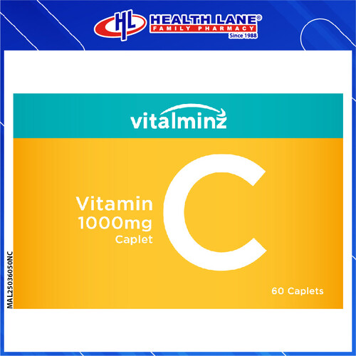 HLP VITALMINZ VITAMIN C 1000MG CAPLET 60'S