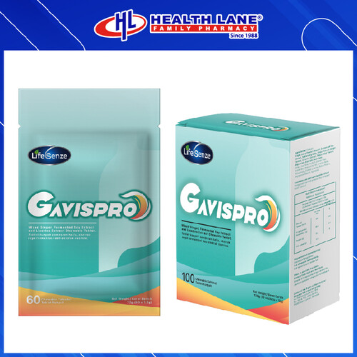 LIFESENZE GAVISPRO CHEWABLE TABLETS 10'S X 10