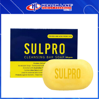 HLP SULPRO MEDICATED CLEANSING BAR SOAP (100G)