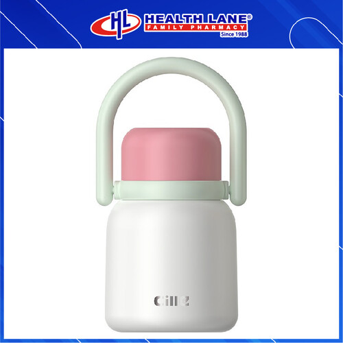 CILLE STAINLESS STEEL INSULATED FOOD JAR 930ML - WHITE