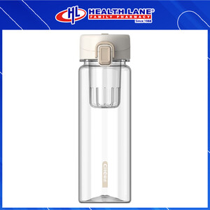 CILLE TRITAN BOTTLE W MAGNETIC INFUSER & LEAK PROOF LID BPA FREE 780ML - WHITE