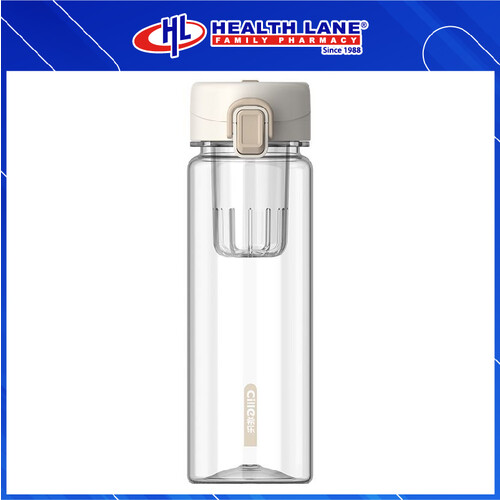 CILLE TRITAN BOTTLE W MAGNETIC INFUSER & LEAK PROOF LID BPA FREE 780ML - WHITE