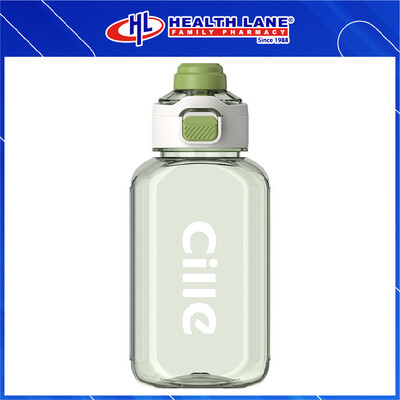 CILLE TRITAN BOTTLE WITH LOCK 1.15L - GREEN