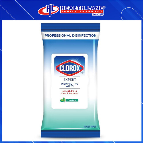 CLOROX DISINFECTING WET TISSUE EXPERT FLOWPACK (30'S)