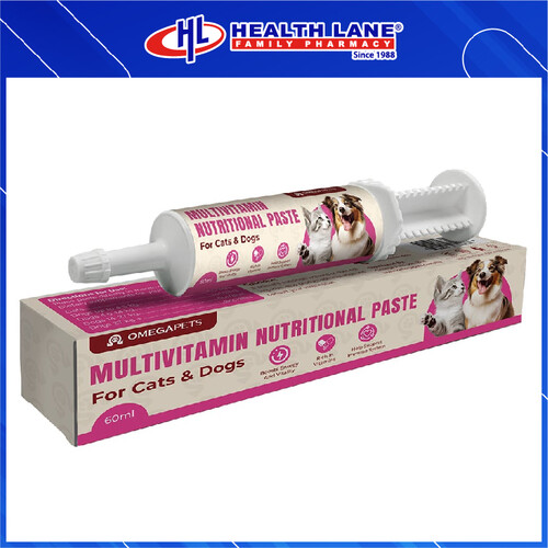 OMEGA PETS MULTIVITAMIN NUTRITIONAL PASTE 60ML