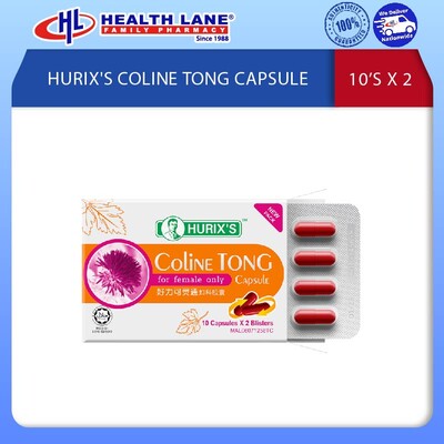 HURIX'S COLINE TONG CAPSULE 