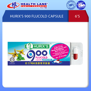 HURIX'S 900 FLUCOLD CAPSULE (6'S)