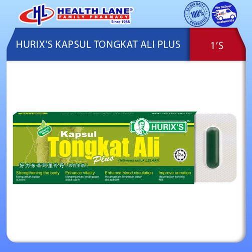 HURIX'S KAPSUL TONGKAT ALI PLUS (6'S)