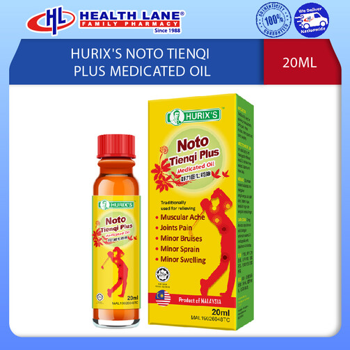 HURIX'S NOTO TIENQI PLUS MEDICATED MINYAK (20ML)