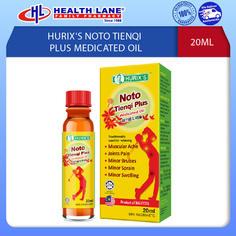 HURIX'S NOTO TIENQI PLUS MEDICATED MINYAK (20ML)