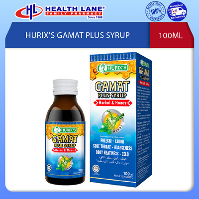 HURIX'S GAMAT PLUS SIRAP (100ML)