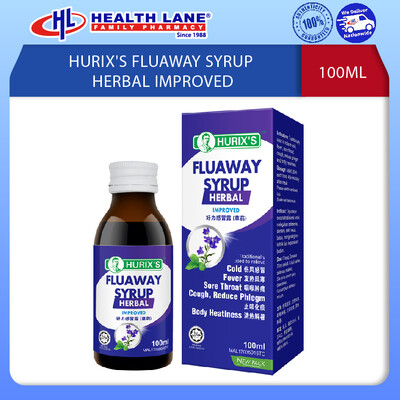 HURIX'S FLUAWAY SYRUP HERBAL IMPROVED (100ML)