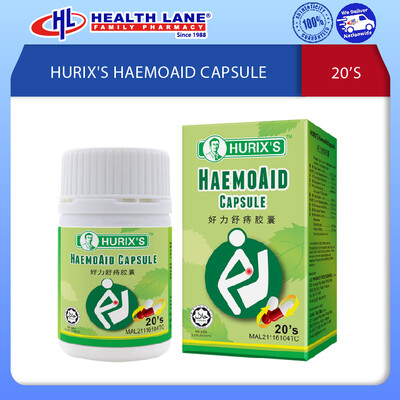 HURIX'S HAEMOAID CAPSULE 20'S