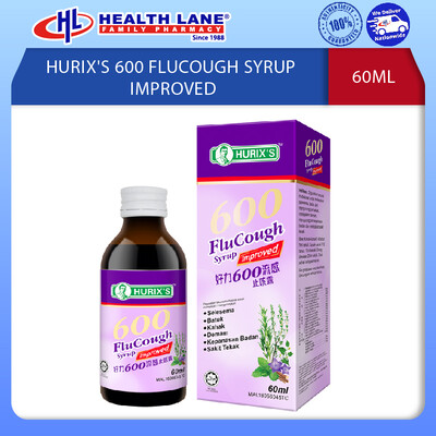 HURIX'S 600 FLUCOUGH SIRAP IMPROVED (60ML)