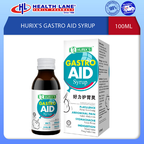 HURIX'S GASTRO AID SYRUP 100ML