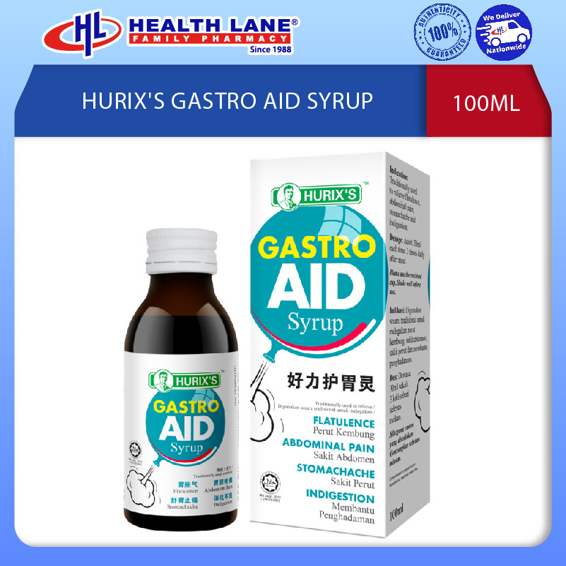 HURIX'S GASTRO AID SIRAP 100ML