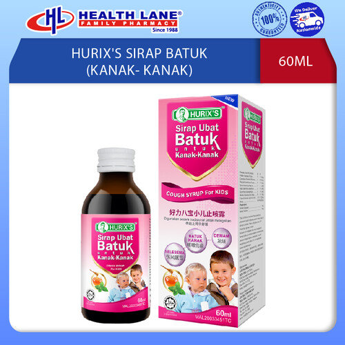 HURIX'S SYRUP UBAT BATUK KID (60M)