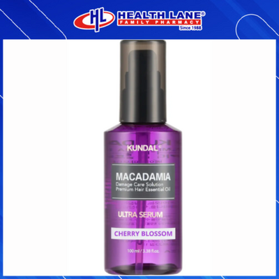 KUNDAL MACADAMIA ULTRA HAIR SERUM 100ML - CHERRY BLOSSOM