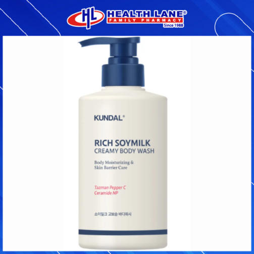 KUNDAL RICH SOYMILK CREAMY BODY WASH 500ML - MELLOW VANILLA KUNDAL RICH SOYMILK CREAMY BODY WASH 500ML - MELLOW VANILLA