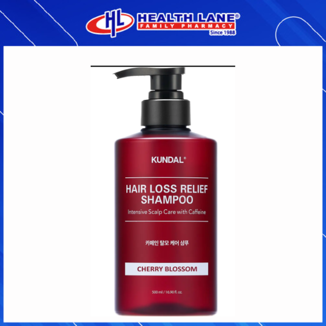 KUNDAL CAFFEINE SCALP SHAMPOO 500ML - CHERRY BLOSSOM
