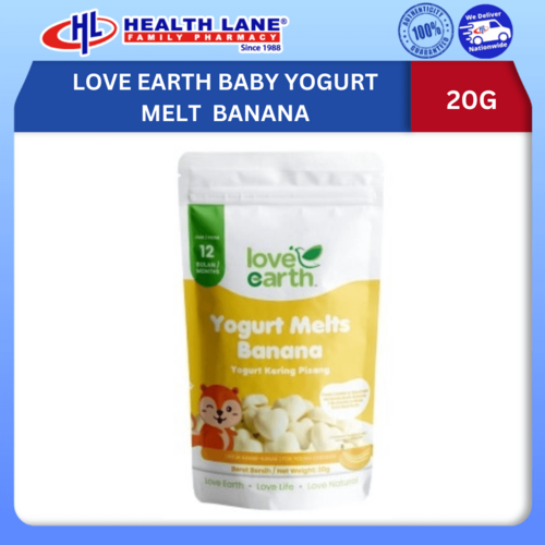 LOVE EARTH BABY YOGURT MELT - BANANA 20G