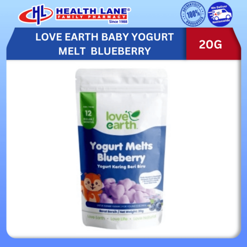 LOVE EARTH BABY YOGURT MELT - BLUEBERRY 20G