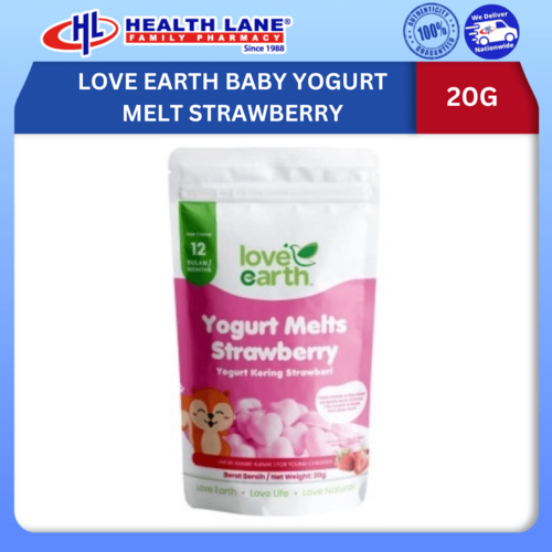 LOVE EARTH BABY YOGURT MELT - STRAWBERRY 20G