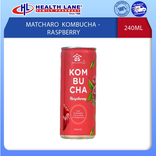 MATCHARO KOMBUCHA - RASBERRY 240ML