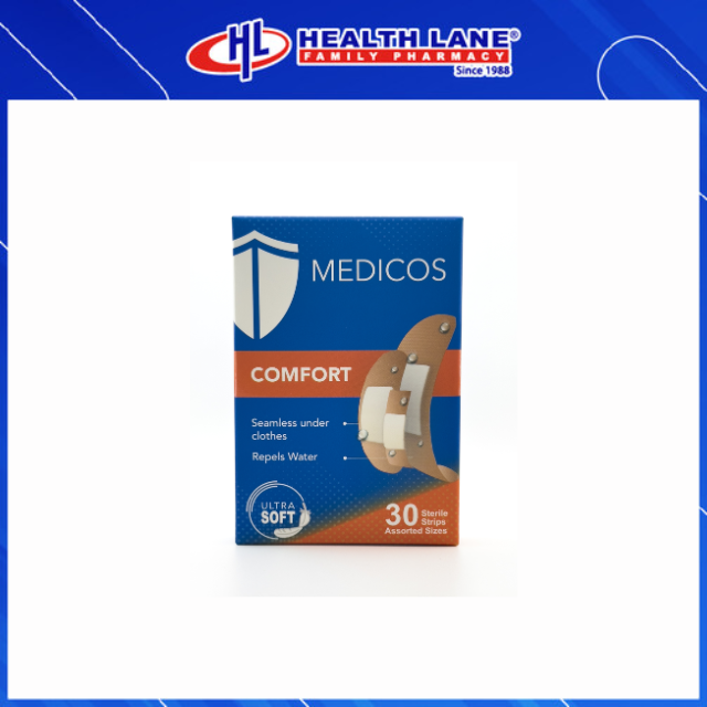 MEDICOS WOUND CARE PLASTERS - COMFORT 30'S   