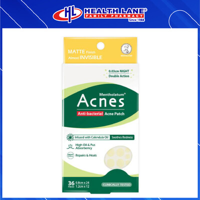 MENTHOLATUM ACNES CALENDULA PATCH MALAM ANTI-BAKTERIA 36'S