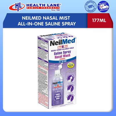 NEILMED NASAL MIST SALINE SPRAY ALL-IN-ONE 177ML 