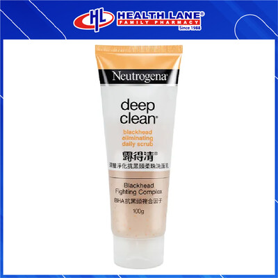 NEUTROGENA DEEP CLEAN BLACKHEAD ELIMINATING DAILY SCRUB 100G