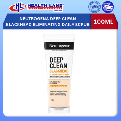 NEUTROGENA DEEP CLEAN BLACKHEAD ELIMINATING DAILY SCRUB 100G