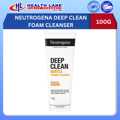Neutrogena Deep Clean Foam Cleanser 100G
