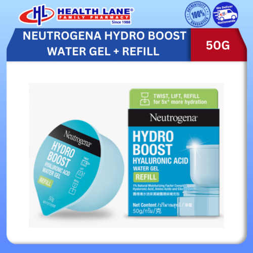 NEUTROGENA HYDRO BOOST WATER GEL 50G + REFILL