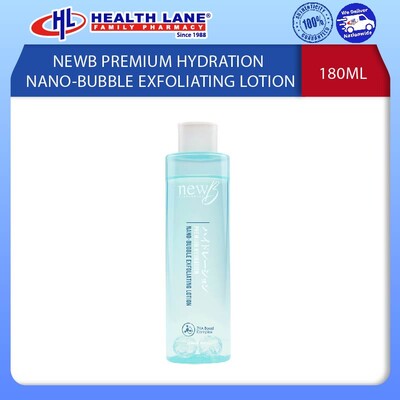 NEWB PREMIUM HYDRATION NANO-BUBBLE EXFOLIATING LOTION 180ML