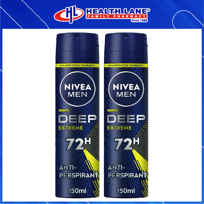 NIVEA DEO DEEP EXTREME DEO SPRAY 150MLX2