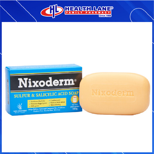 NIXODERM SULFUR & SALICYLIC ACID SABUN (100G)