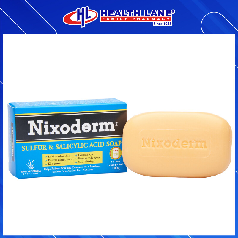 NIXODERM SULFUR & SALICYLIC ACID SABUN (100G)