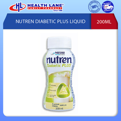 NUTREN DIABETIC PLUS LIQUID 200ML (EXP: FEB/MAR 2025)