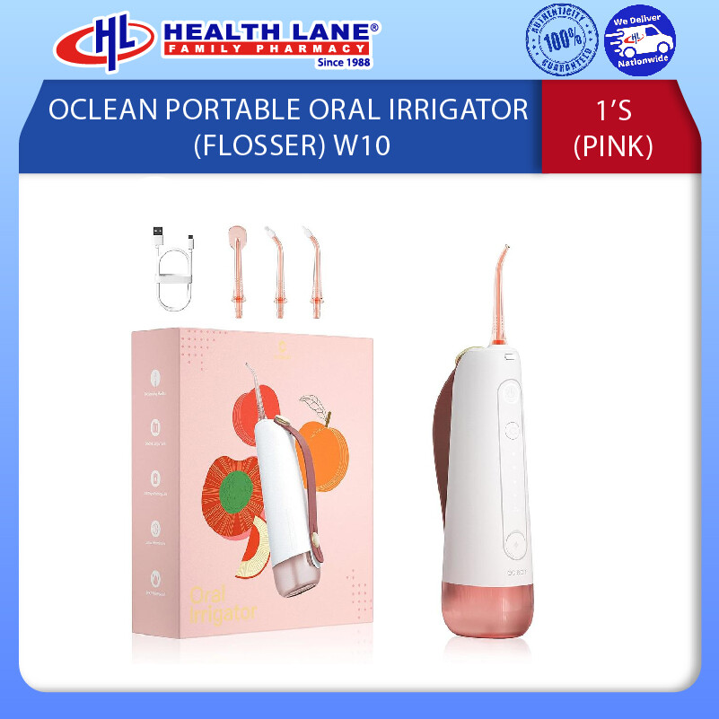 OCLEAN PORTABLE ORAL IRRIGATOR (flosER) W10 - PINK