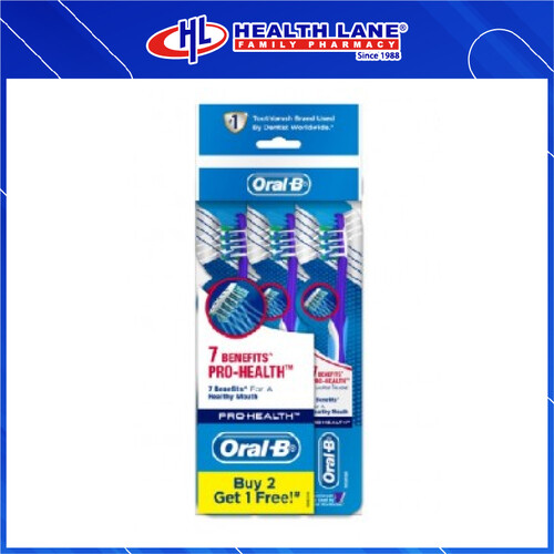ORAL B PRO-HEALTH 7 BENEFITS MEDIUM - 3'S