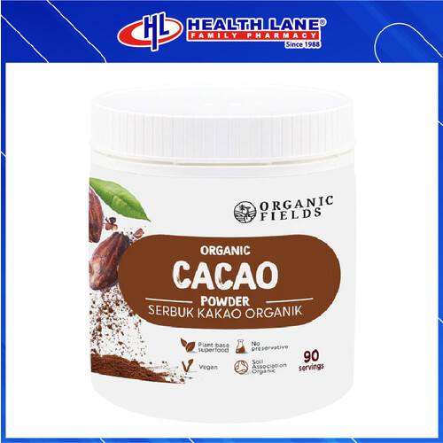 ORGANIC FIELDS CACAO SERBUK 180G