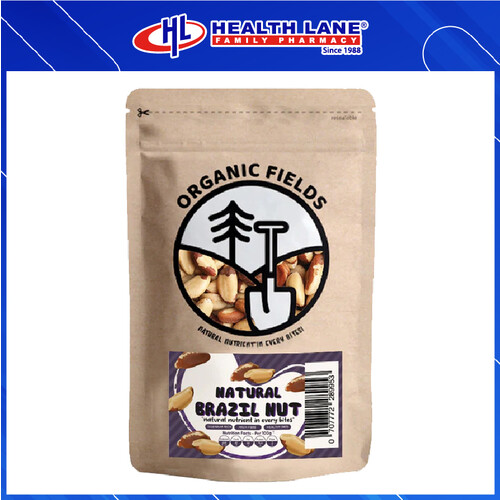 ORGANIC FIELDS NATURAL BRAZIL NUTS 100G