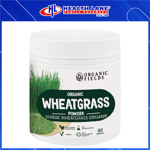ORGANIC FIELDS WHEATGRASS POWDER 100G