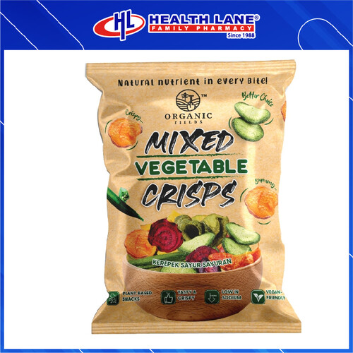 ORGANIC FIELDS MIX VEGETABLE CRISPS