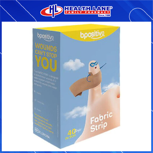 BPOSITIVE FABRIC STRIPS 40'S