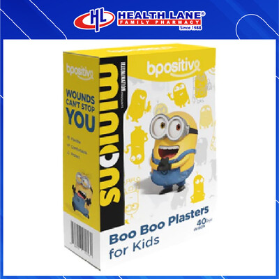 BPOSITIVE BOO BOO STRIPS FOR KIDS (40'S)