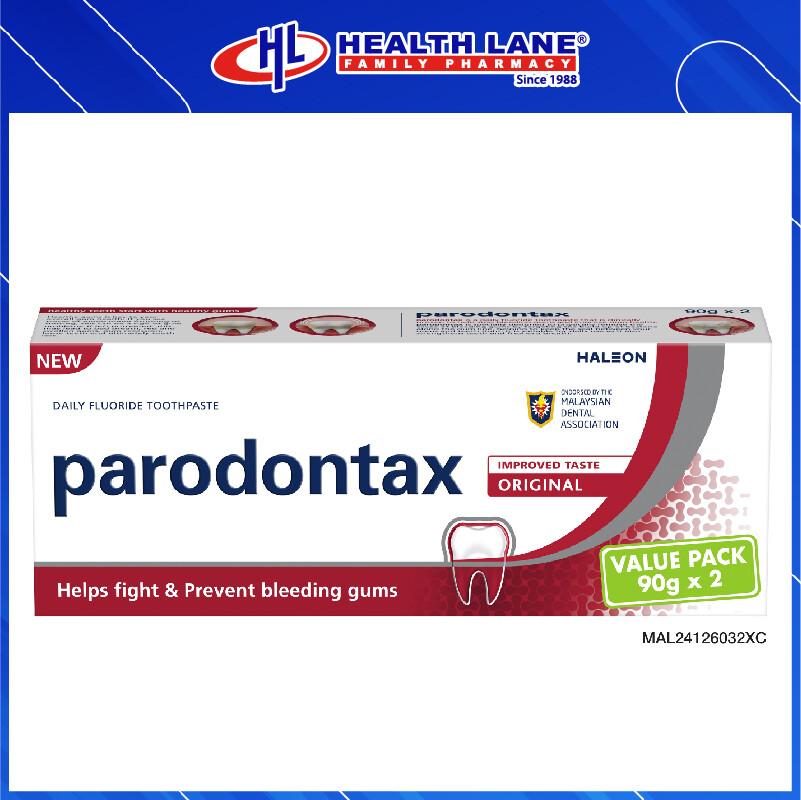 PARODONTAX DAILY FLUORIDE TOOTHPASTE- RED (90Gx2)