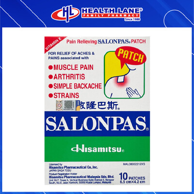 SALONPAS 6.5CMx4.2CM (10'S)